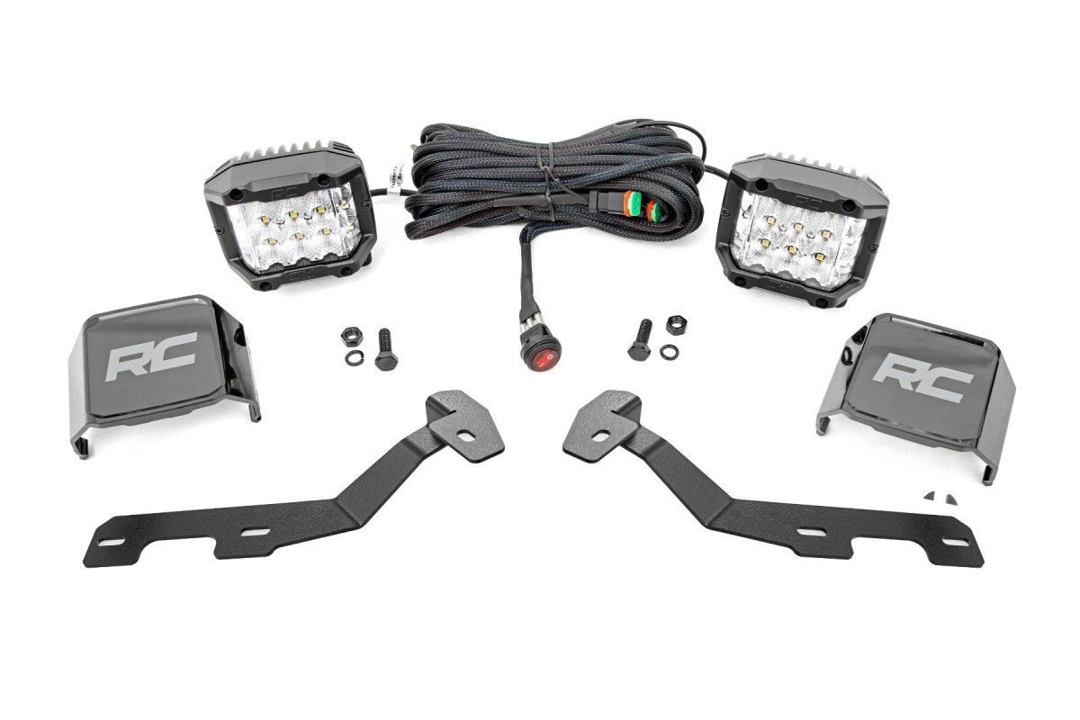 Ram 1500 LED Light Kit - Rough Country - Ditch Mount | 3